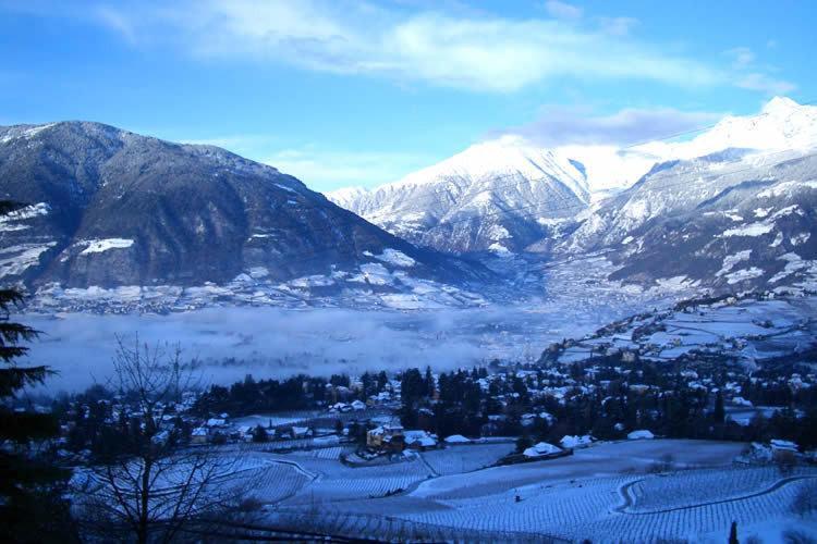 Schwarzplatterhof Lägenhet Merano Exteriör bild